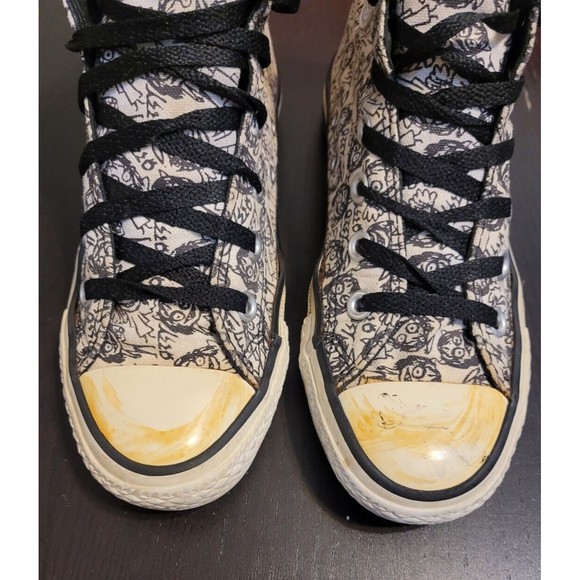 Ozzy Osbourne CT Ozzy Doodles Hi 108821F Wmns Size 6 Converse Chuck Taylor - Picture 3 of 9